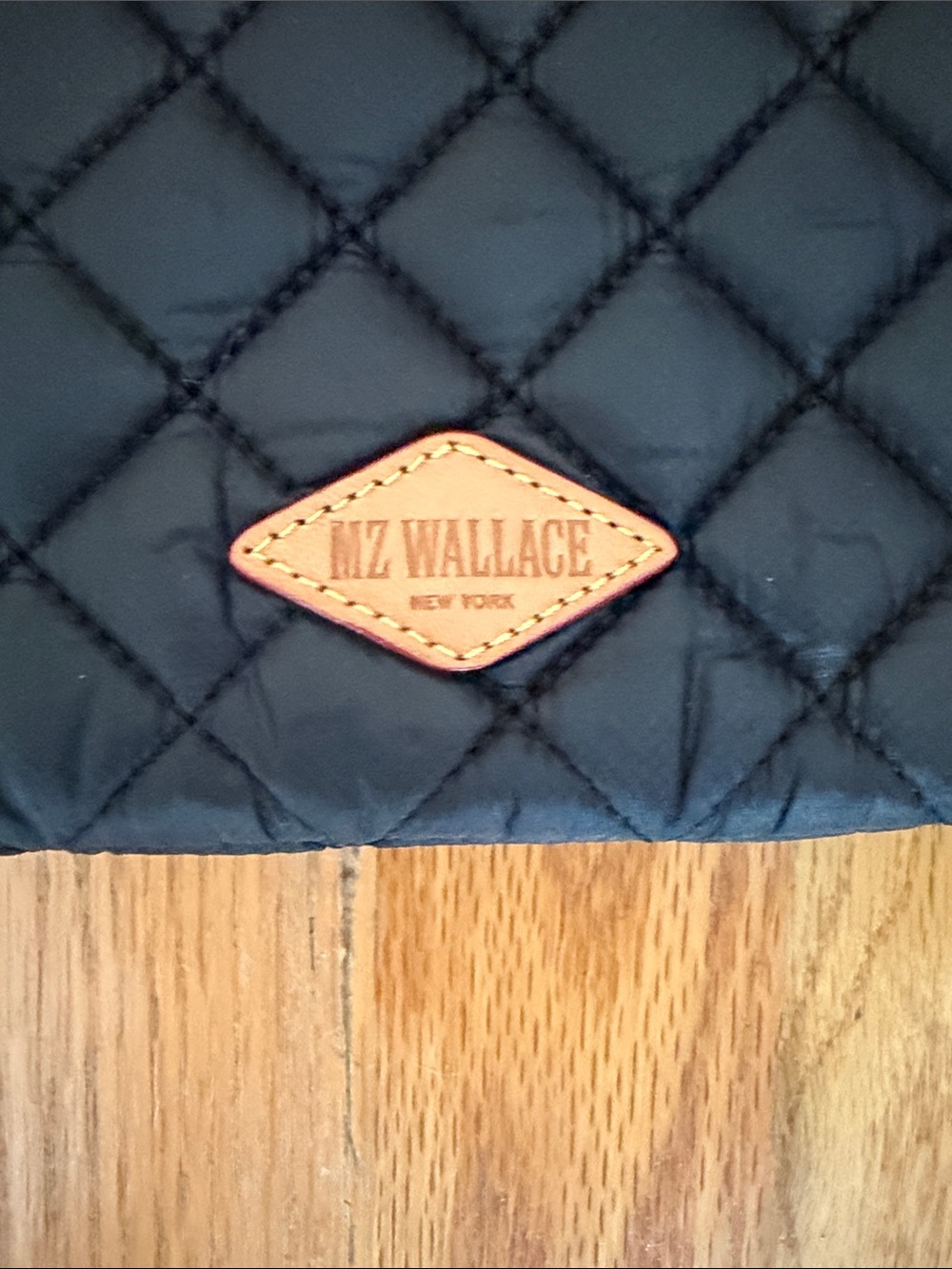 MZ Wallace Quilted Black Laptop Sleeve with Zip up to 17 in laptop/tablet - Picture 2 of 7